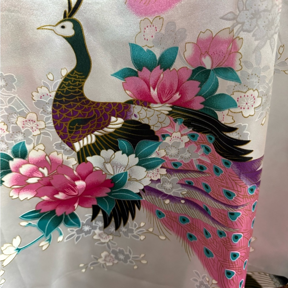 Peacock Thai Kimono Kaftan-NWOT - Picture 8 of 10